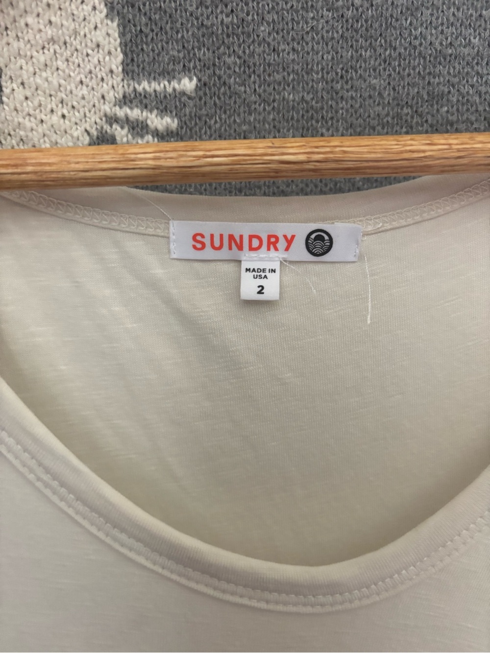 Sundry Sleeveless Side-Tie Maxi Dress in Light Cream - Picture 2 of 2